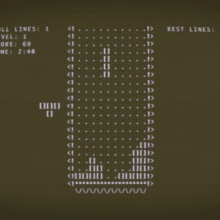 Tetris (Text Mode) unblocked